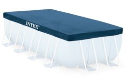 Тент на прямоугольный бассейн 389х184 см intex 28037